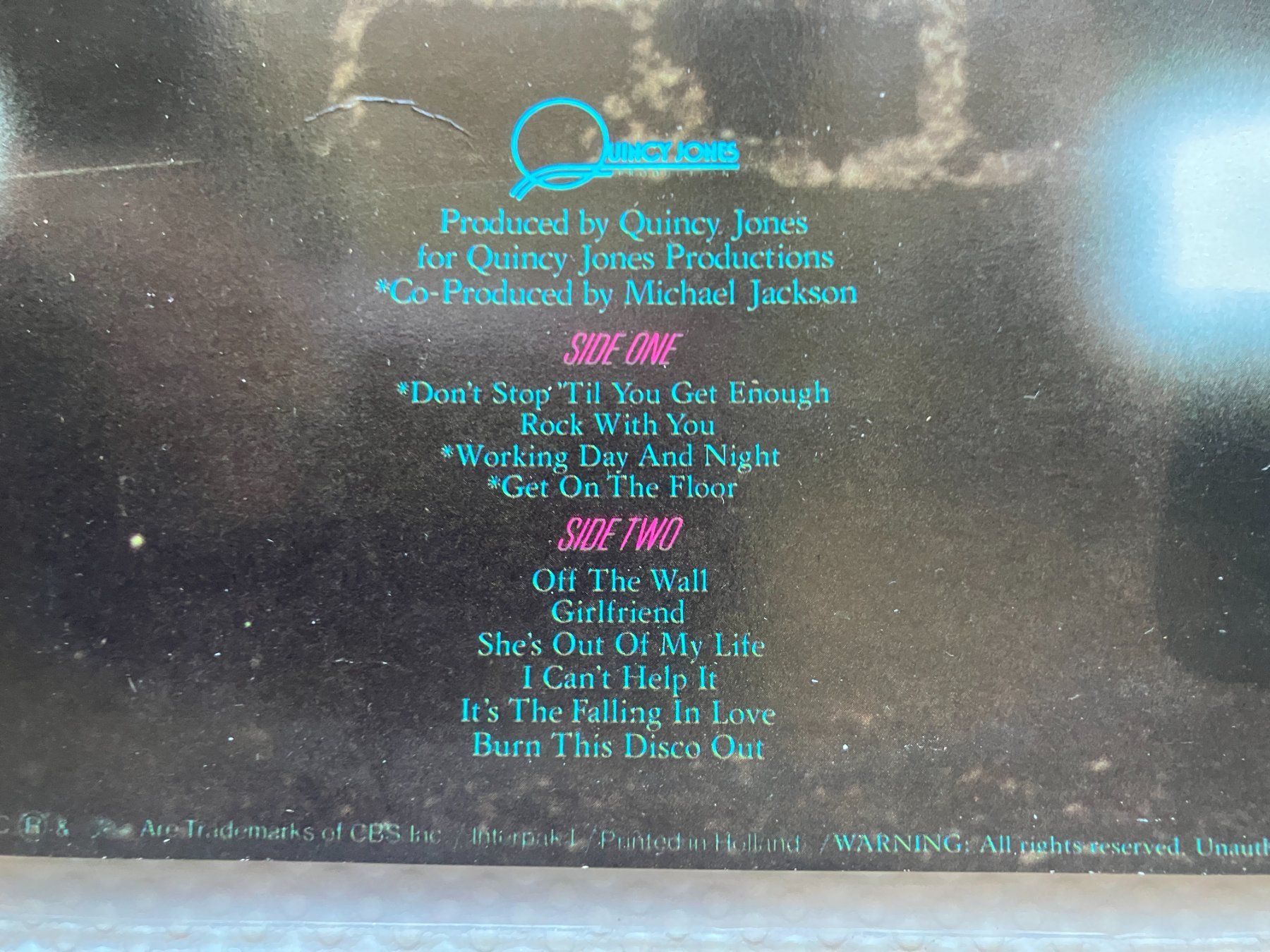 Dischi in vinile: Michael Jackson – Usato da Aarwangen venduto da Jukebox3 3