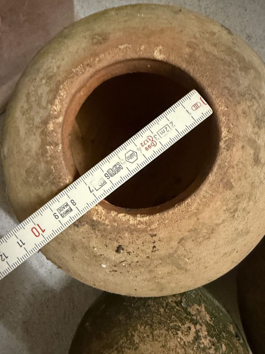 Vasi per fiori: 3 runde Blumentöpfe Terracotta Impruneta – Usato da Wettingen venduto da NickInc 7