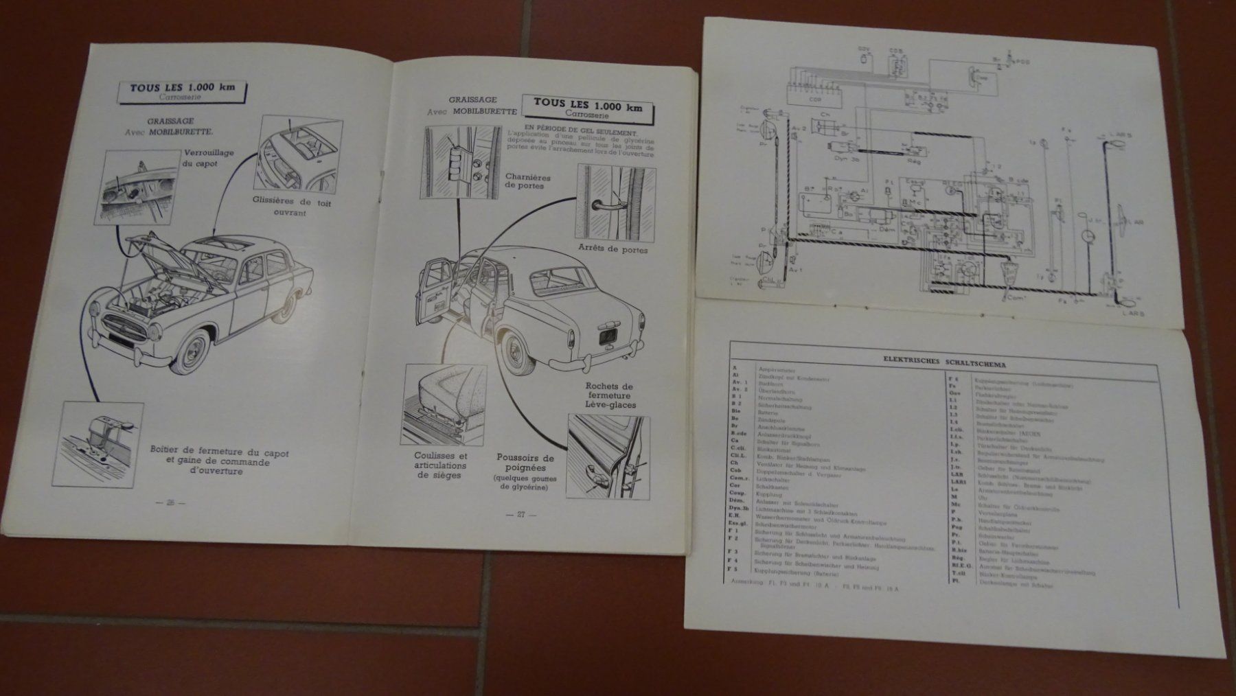 Peugeot Documenti: Peugeot 403 – Usato da Safenwil venduto da efclassics 2