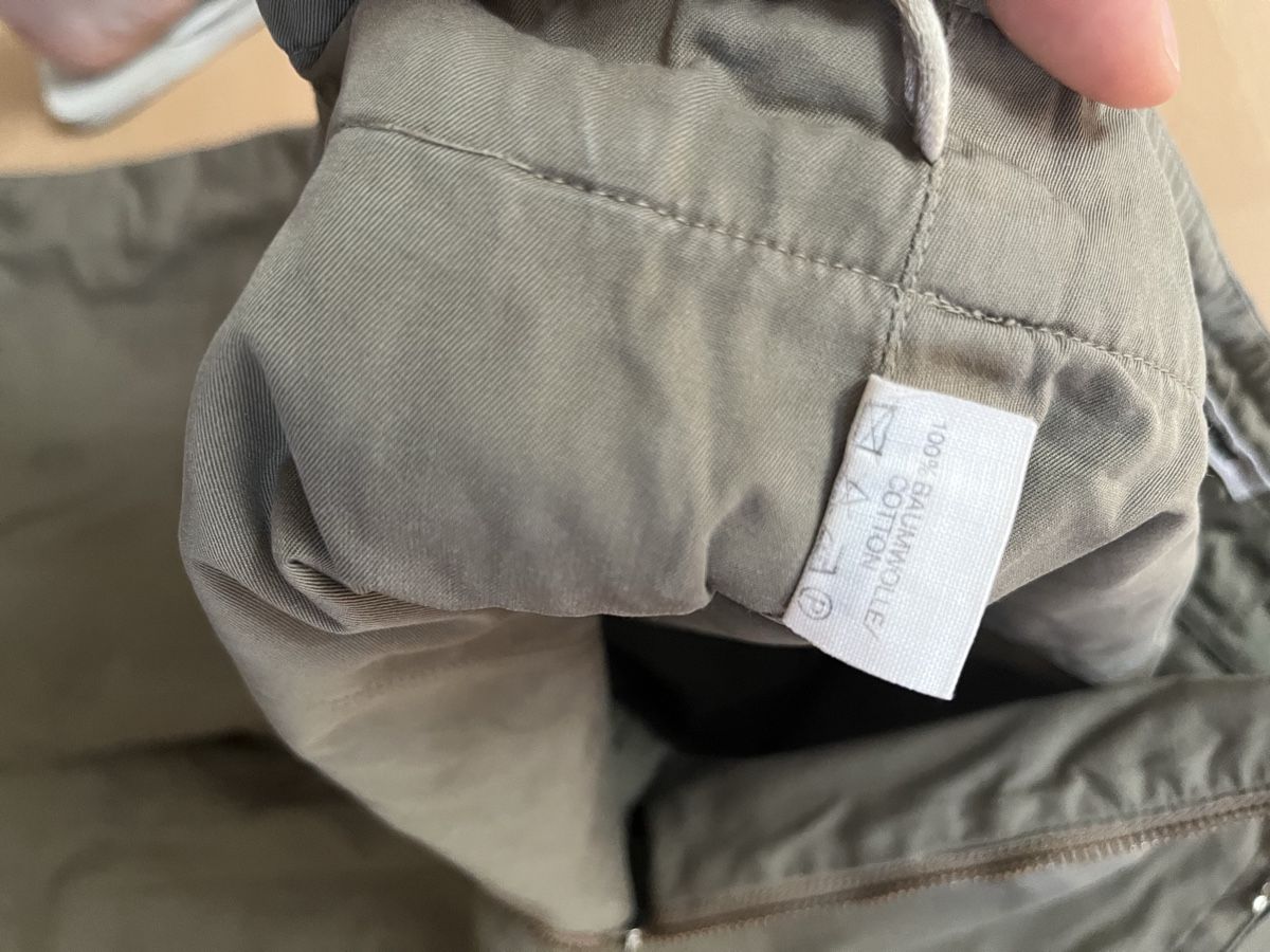 Jil Sander Pantaloni: Jil Sander Cargo Hose Damen Grösse 40 Khaki  – Usato da Zürich venduto da Milepe15 3