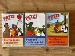 [VHS] PETZI Vintage Video Kassetten Vol. 1 - 3