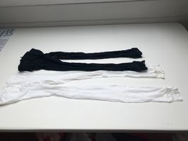 zwei Leggins mit spitze