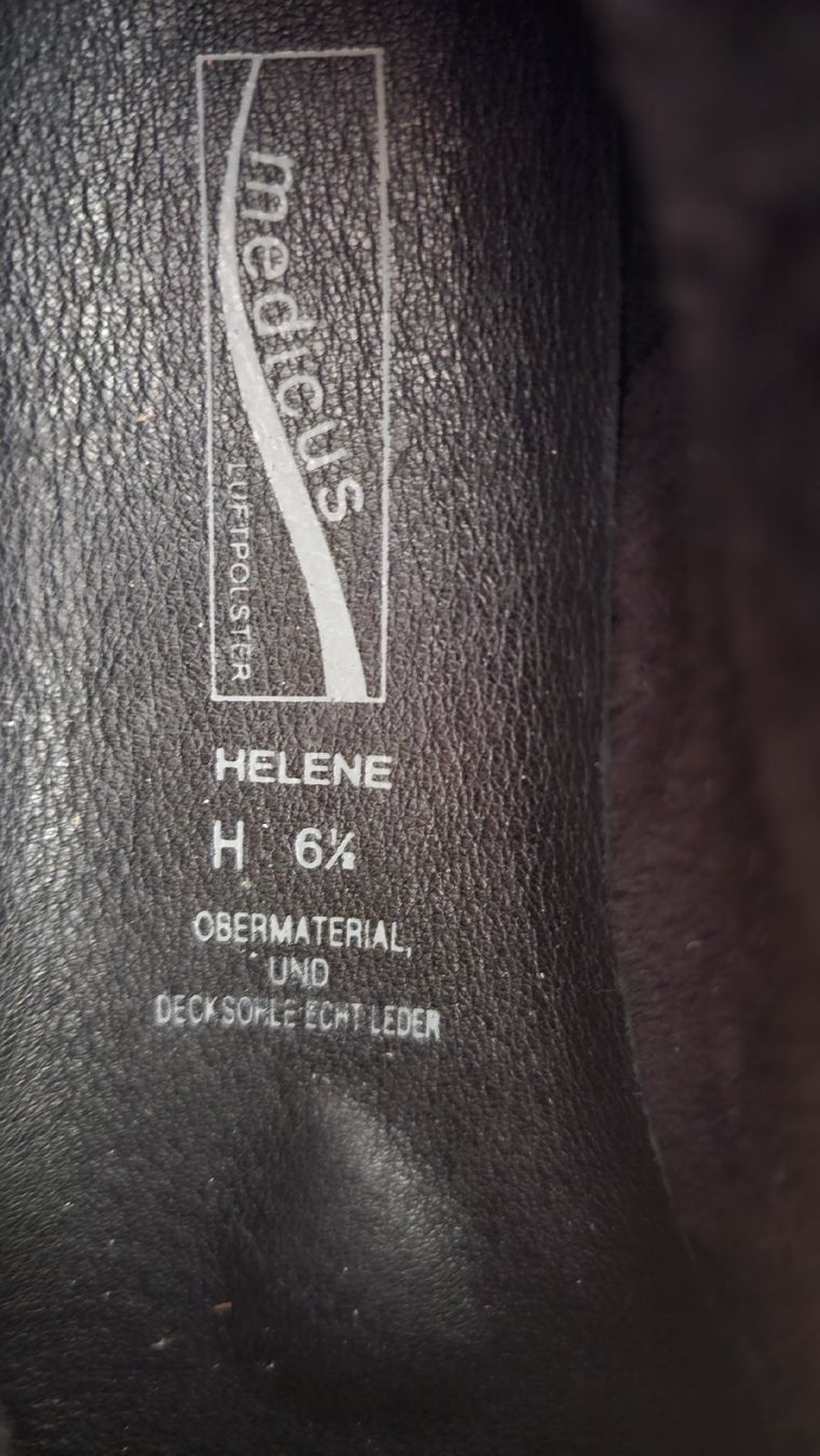Scarpe da donna: Stiefeletten Gr 6.5, Medicus, Schwarz – Nuovo e nell'imballaggio originale da Arbon venduto da Flyaway8 2