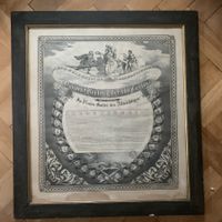 Kopie des Bundesvertrags der 22 Kantone von 1815
