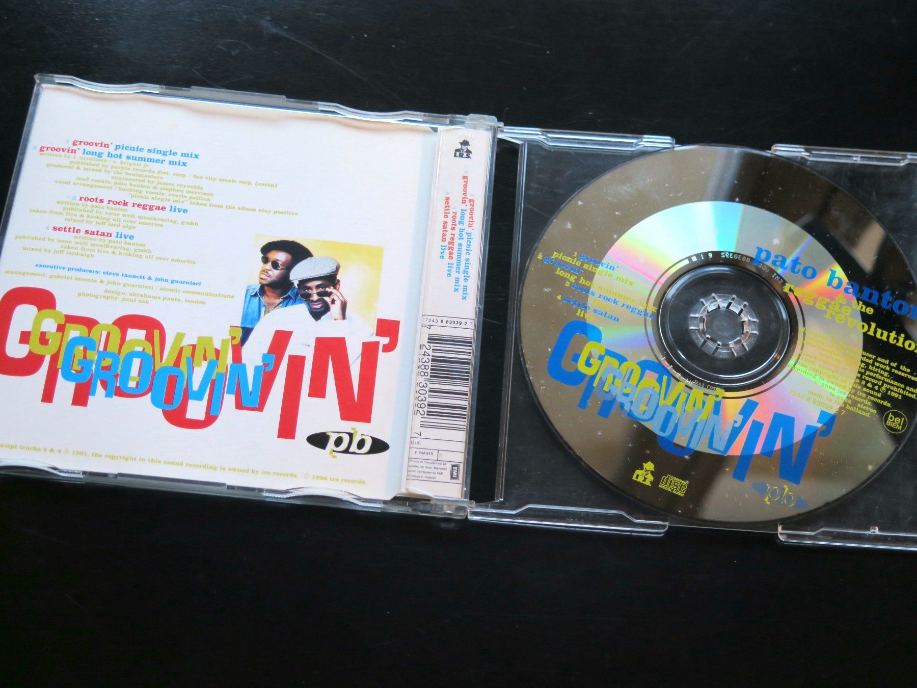 CD: CD-S PATO BANTON: Groovin', 1996, 4 tracks – Usato da Bern venduto da Balzamico 1