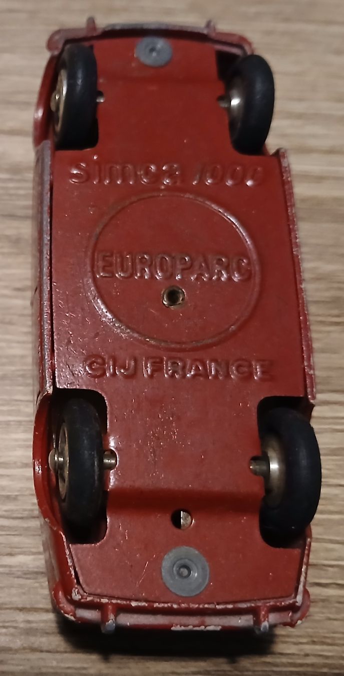 Modellini d'auto: Europarc 1961, 1:43, SIMCA 1000. – Usato da Saillon venduto da Gilbert.B. 3