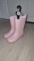 Rosa Gummistiefel Neu zeitloses Design mit Pünktli Grösse 30