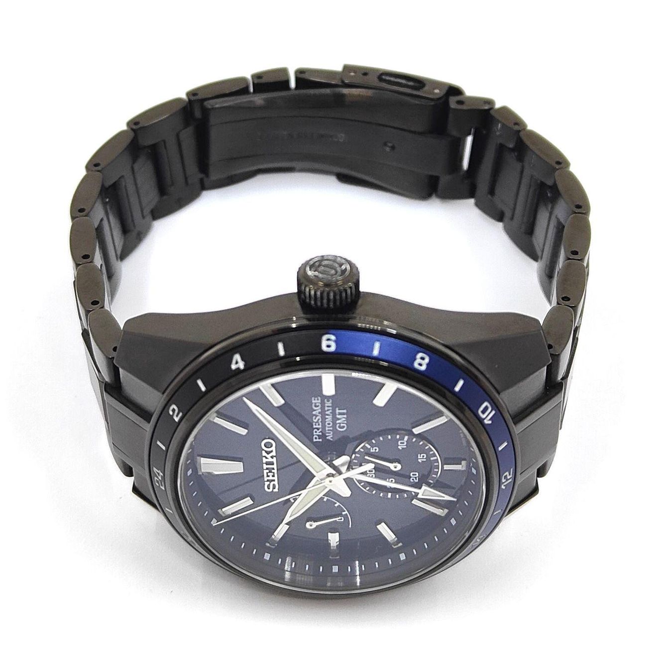 Seiko Orologi: Seiko Presage Sharp Edged GMT x Zero Halliburton – Usato da Montreux venduto da CashPay_Montreux 3