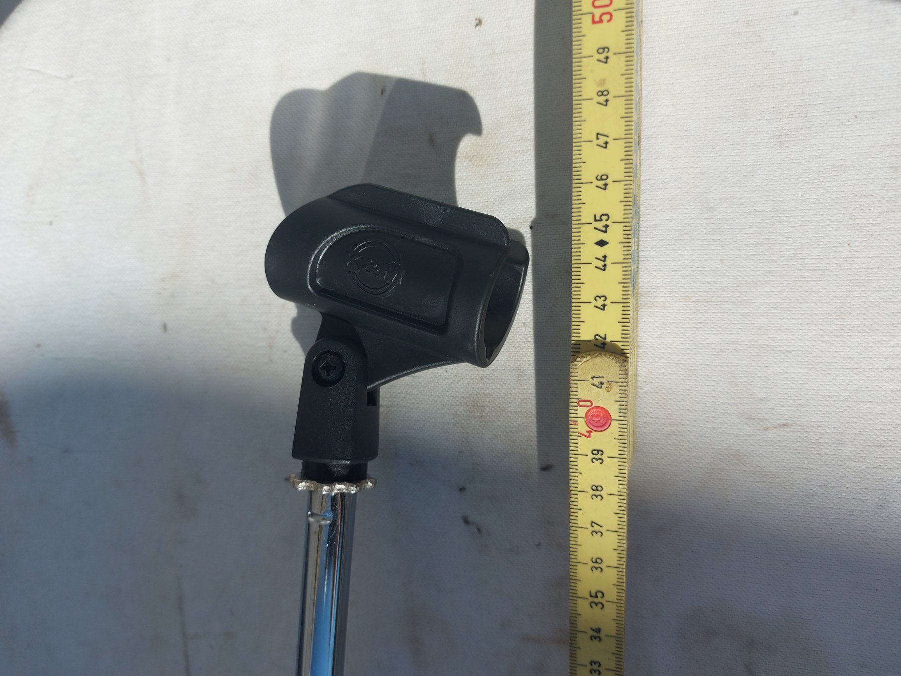 Instrumenten-& Notenständer: Mikrofonstativ K&M mit Fuss mit Halter – Gebraucht aus Rheinau von profitronic.shop 6