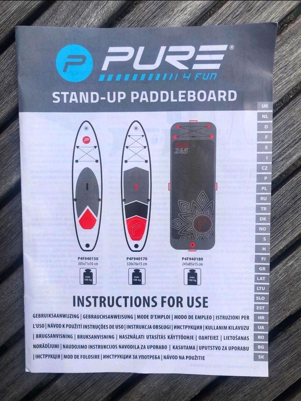Schlauchboote, Kajaks & Kanus: Stand up Paddle, board, Pure 2   WIE NEU – Neu (gemäss Beschreibung) aus Kriens von saleworld 4