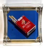 Münz- Zahlteller Glas CICARETTES ROYALE ca. 50er-/60er-Jahre