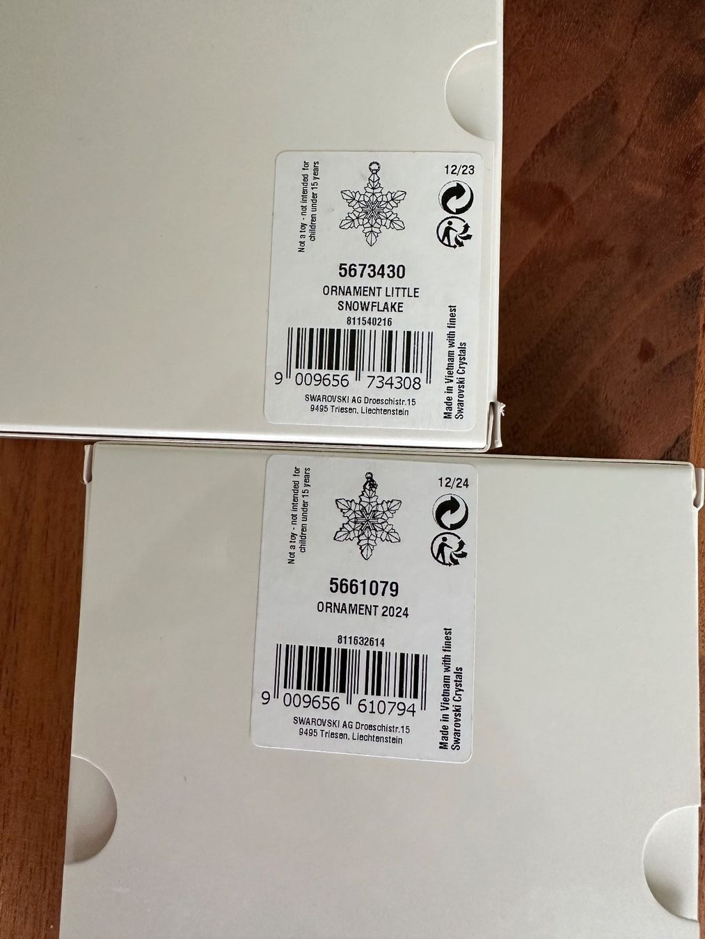 Swarovski Tutte le decorazioni: Swarovski Ornament Set 2024 – Nuovo e nell'imballaggio originale da Emmen venduto da Marlene5 1