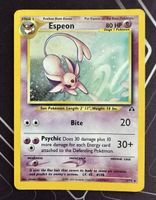 🔮 2001 Pokémon Espeon Holo 1/75 Neo Discovery set 