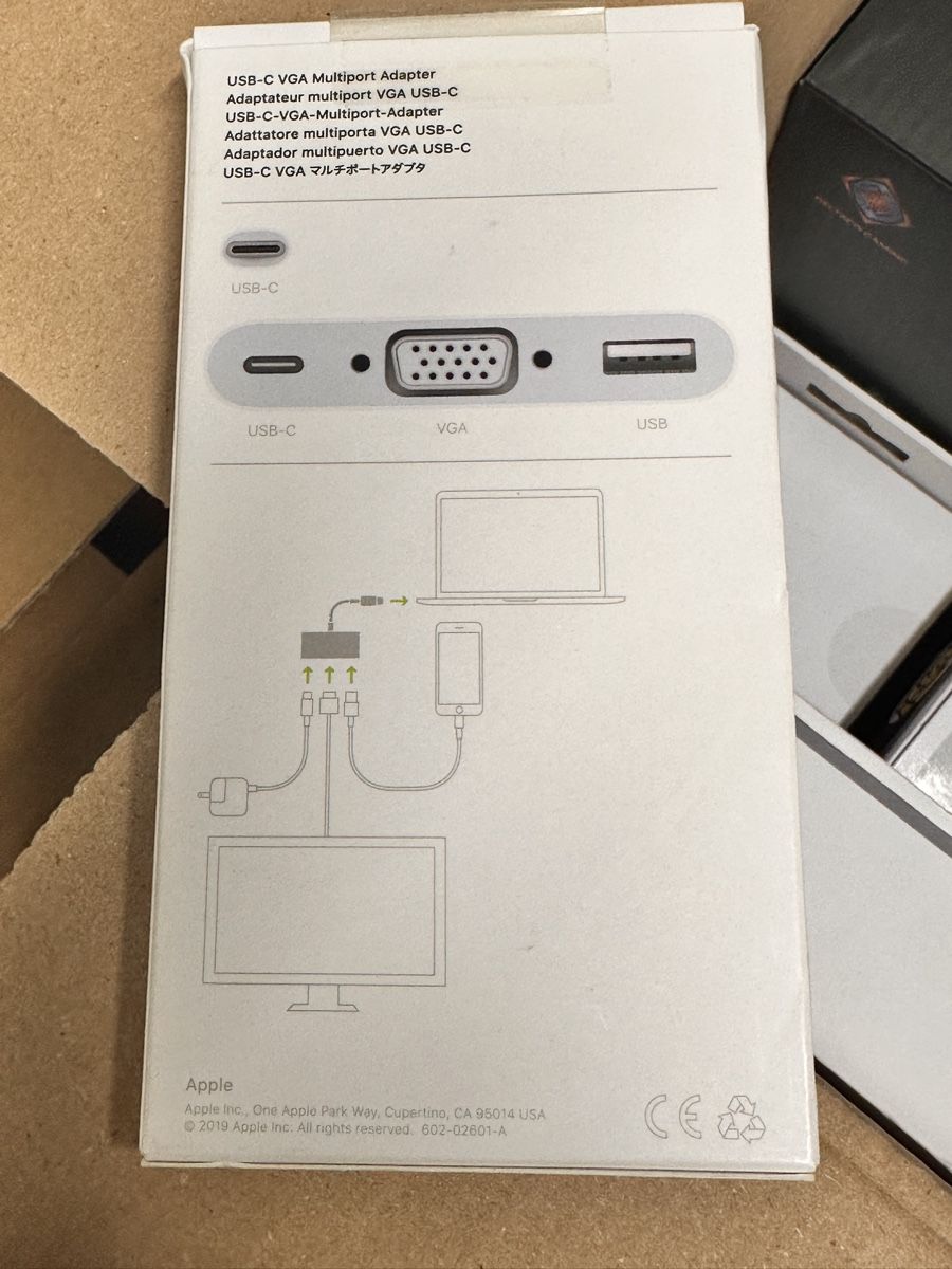 Apple Unità & Adattatore: Apple USB-C VGA Multiport Adapter neu – Nuovo (secondo la descrizione) da Dintikon venduto da candyman6 1
