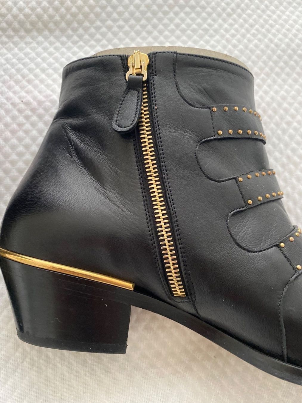 Chloé Scarpe da donna: Chloé Stiefelletten Black Gold – Usato da Bern venduto da schnupka 3