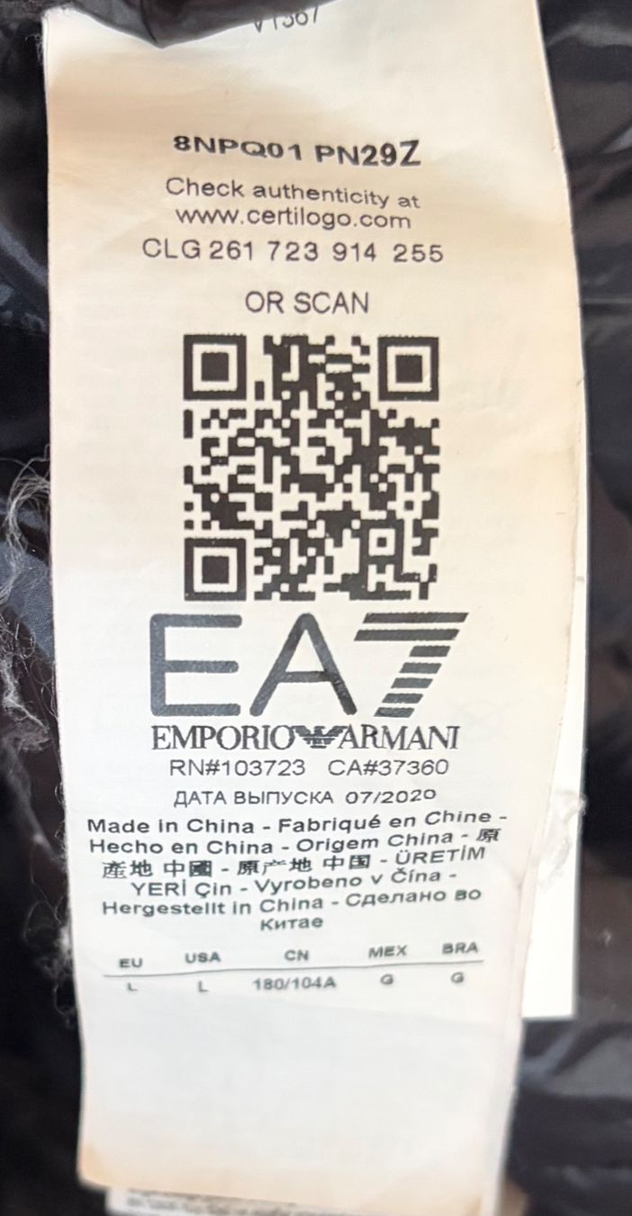 Armani Gilet & Giacche: EA7 Emporio Armani Weste schwarz – Usato da Moosseedorf venduto da prodrips 5