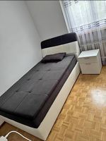 Bett 140x200 cm inkl. Nachttisch & Stauraum