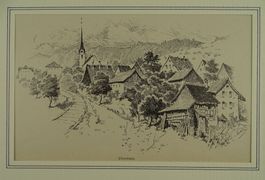 OBERRIEDEN, ZINKÄTZUNG 1897