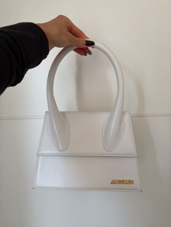 Jacquemus Le Grand Chiquito Tasche Weiss – Dustbag, Strap & 