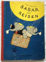Jean de Brunhoff - BABAR AUF REISEN - Frühe Ausgabe 1946