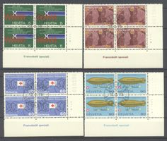 1975, Sonderpostmarken, Viererblöcke, ET