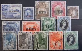 ADEN British Lot mit alten Werten VII
