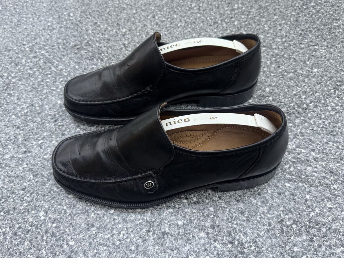 Walder Scarpe da uomo: Herrenschuhe Leder, WALDER, Gr. 41, NEUWERTIG – Nuovo (secondo la descrizione) da Schaffhausen venduto da 1963CD