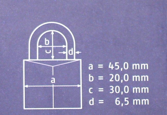 Abus Lucchetti: ABUS Fingerabdruck Vorhangschloss 57/45 – Nuovo e nell'imballaggio originale da Kägiswil venduto da nick333 4