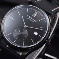Elegante Herrenuhr PARNIS Automatik, Datum, 5BAR