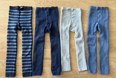 4 Thermo-Strumpfhosen Gr. 110/116