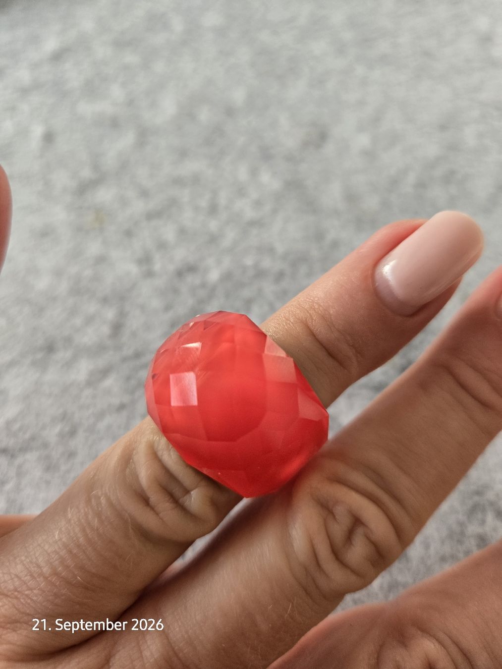 Swarovski Anelli: Swarovski Ring Nirvana Größe 55  rot – Nuovo (secondo la descrizione) da Oberriet SG venduto da Bodo6