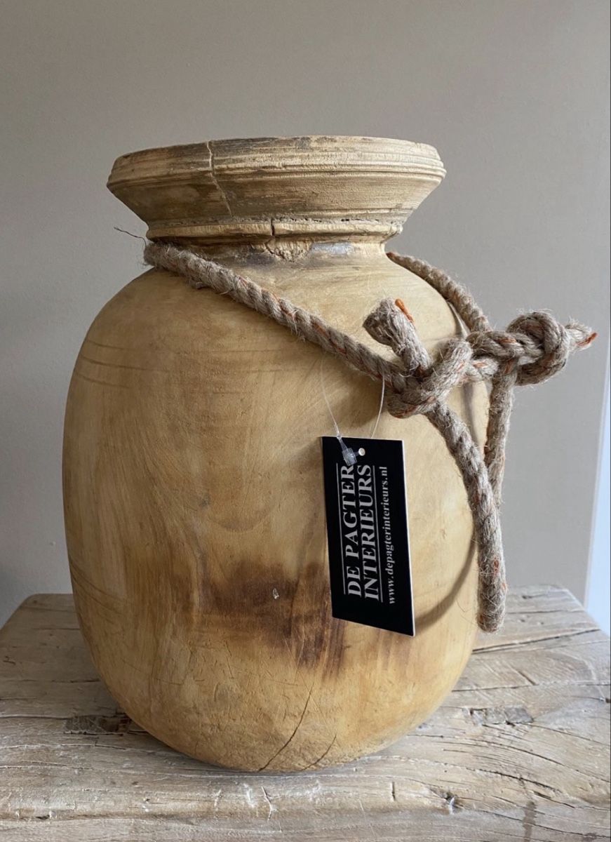 Vasi & Recipienti: Rustikale Holzvase, handmade, Unikat – Nuovo e nell'imballaggio originale da Küsnacht ZH venduto da and_k8kb 2