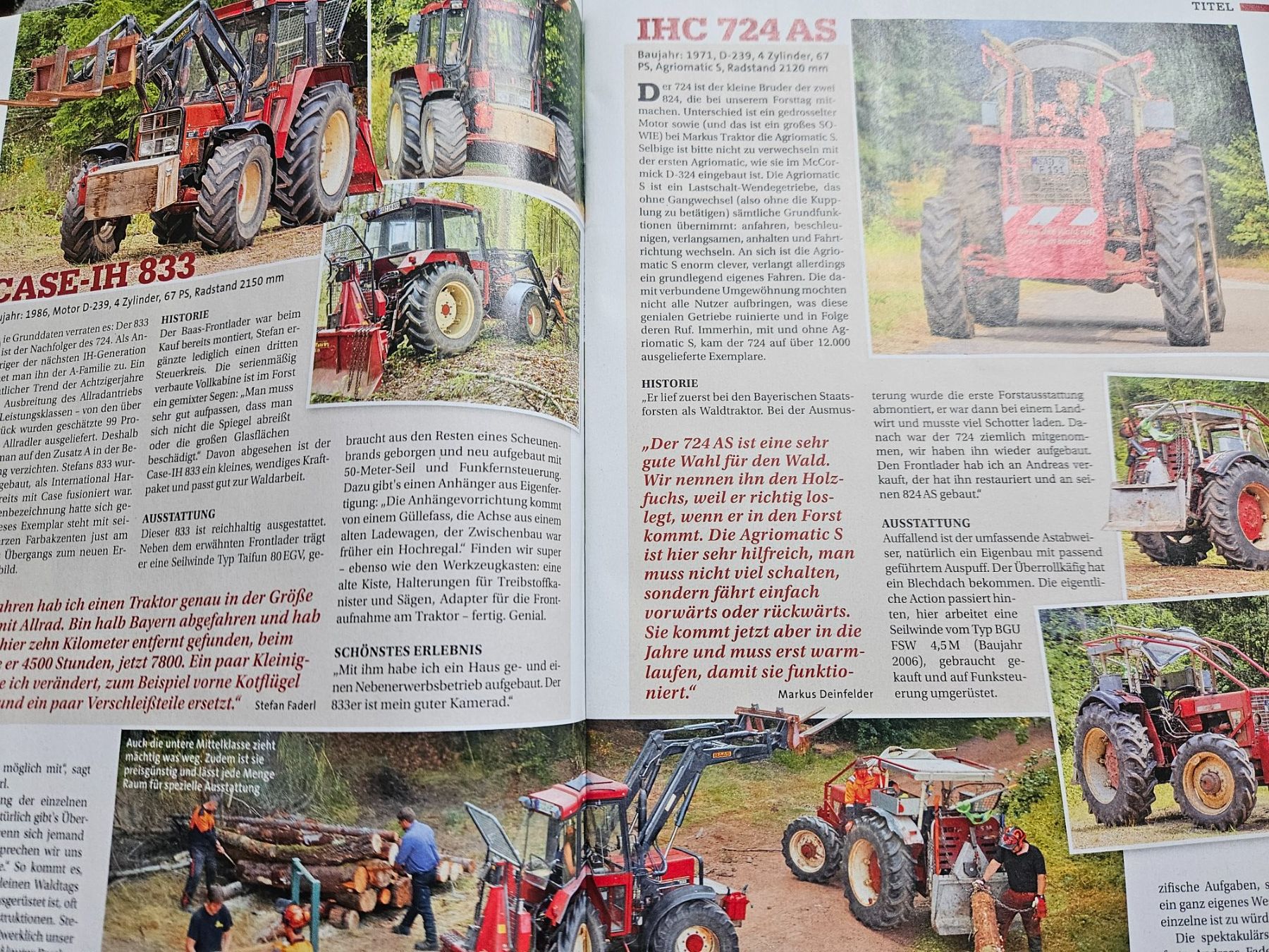 IHC Trattori: Oldtimer Traktor 1/24 IHC Case McCormick Same Fahr MD5 xb – Usato da Flawil venduto da sr1_f6st 4