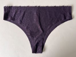 SLOGGI, Brazil Panty ZERO FEEL LACE, Grösse XL Dunkelviolett
