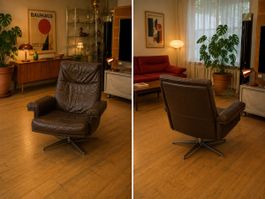 Original de Sede DS31 Hochlehn-Drehsessel