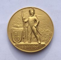 1952 Schützenmedaille OW vergoldet *RAR*