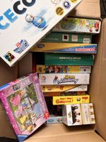 Lot de jeux de société et puzzles état correct