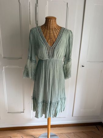 Kleid pastellfarben verspielt S/M
