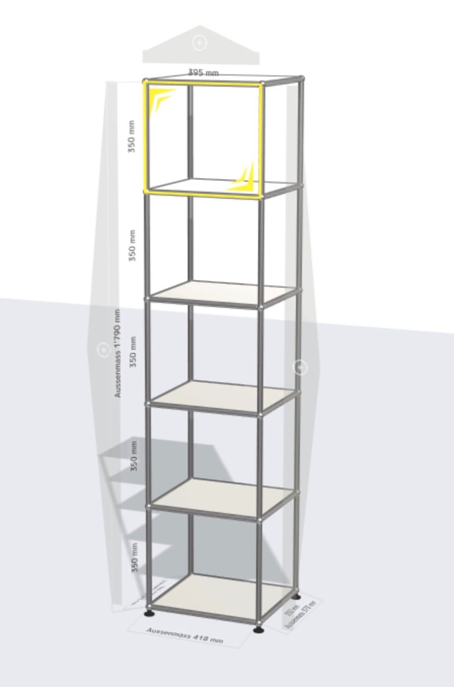 USM Scaffali: USM Haller in Weiss – Usato da Opfikon venduto da lula21 1