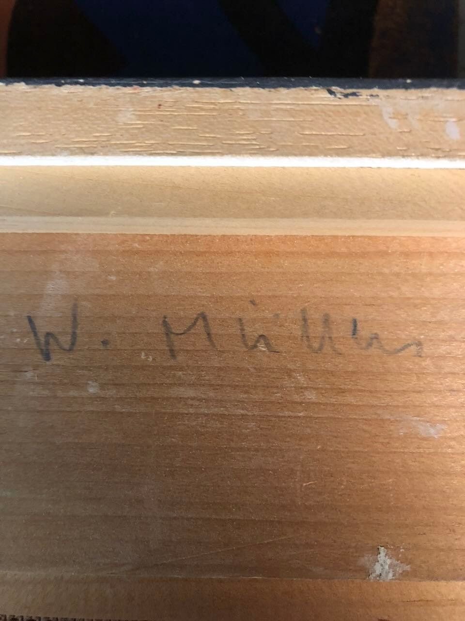 Dipinti: Bild auf Pavatex von W. Mueller – Usato da zuerich venduto da Thorleif_Tvricvm 1