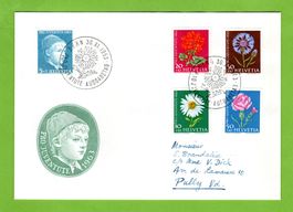PJ 1963 FDC alle Marken mit Leuchtstoff SBK 50.--