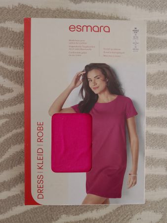 Esmara Kleid pink Baumwolle Grösse 40/42