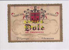 Etikette - Dôle de Chamoson /bd