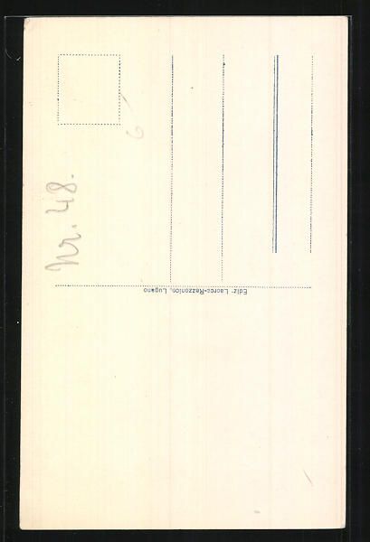 Cartoline postali: AK Lugano, Via Pessina – Usato da Berlin venduto da bartko-reher 1