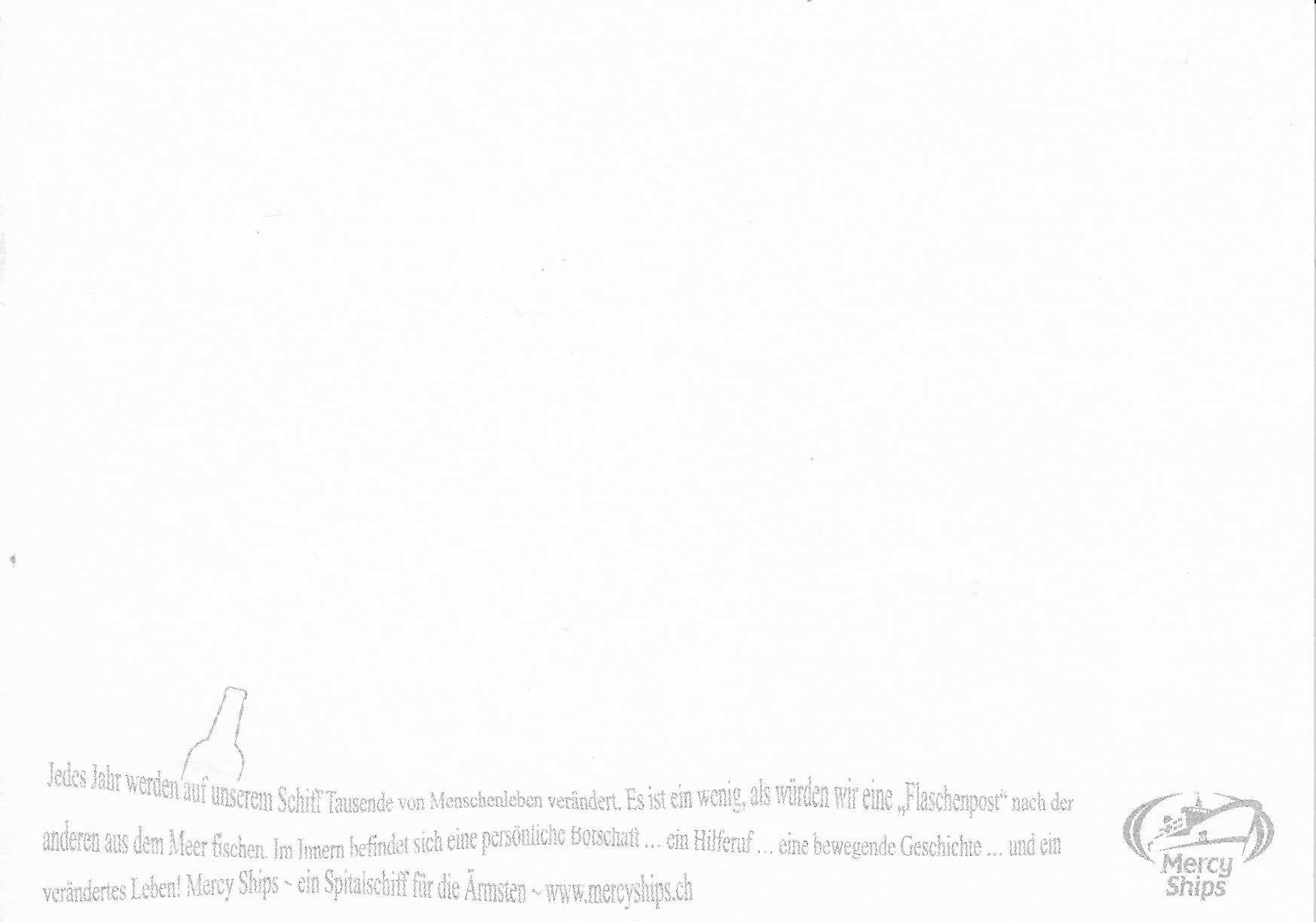 Ansichtskarten: Flaschenpost – Neu (gemäss Beschreibung) aus Rothrist von Stranglehold 1