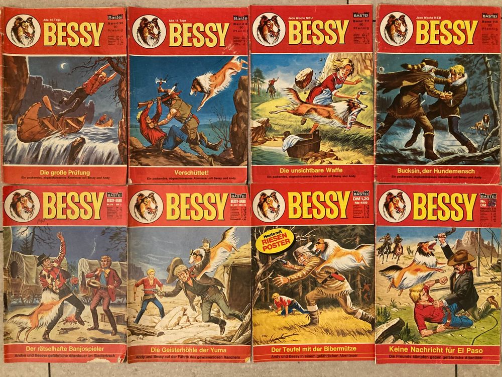 Bessy Comic - 8 Original Hefte (Gebraucht) in Untereggen für CHF 14 ...