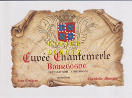 Etikette - Bourgogne "Cuvée Chantemerle" /bd