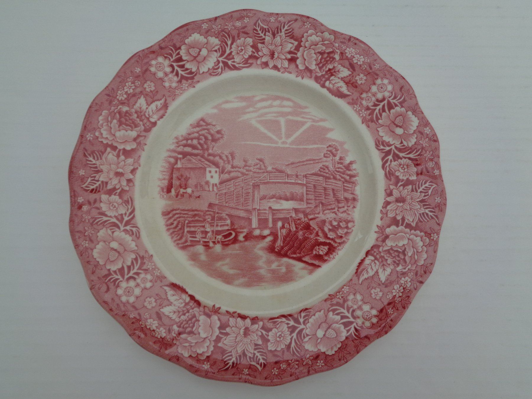 Piatti: 6 Dessertteller Palissy Pottery -Thames River Scenes England – Usato da Chur venduto da omonia 3