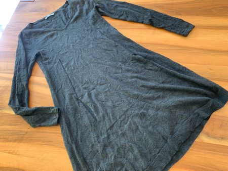 NILE graues edles Strickkleid Grösse XS