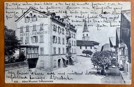 Troistorrents - Hôtel Pension - Animée 1910